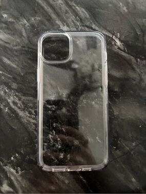 Clear Transparent iPhone 15 plus or 14 plus case